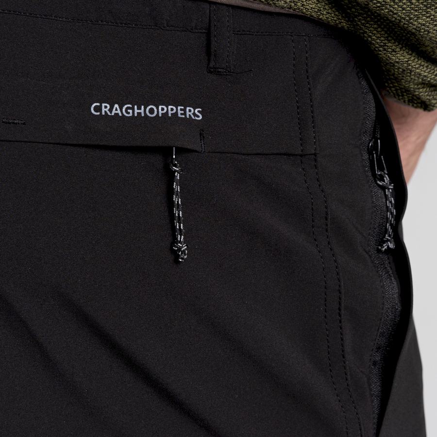 Craghoppers Kiwi Pro Softshell Miesten Housut Mustat | UAU3258AD