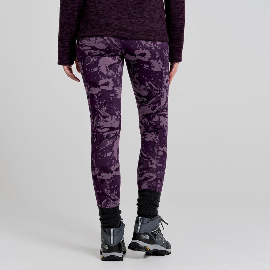 Craghoppers Kiwi Thermal Naisten Leggingsit Violetit | YJE9761MH