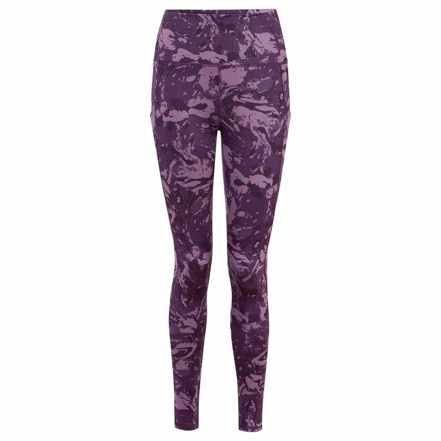 Craghoppers Kiwi Thermal Naisten Leggingsit Violetit | YJE9761MH