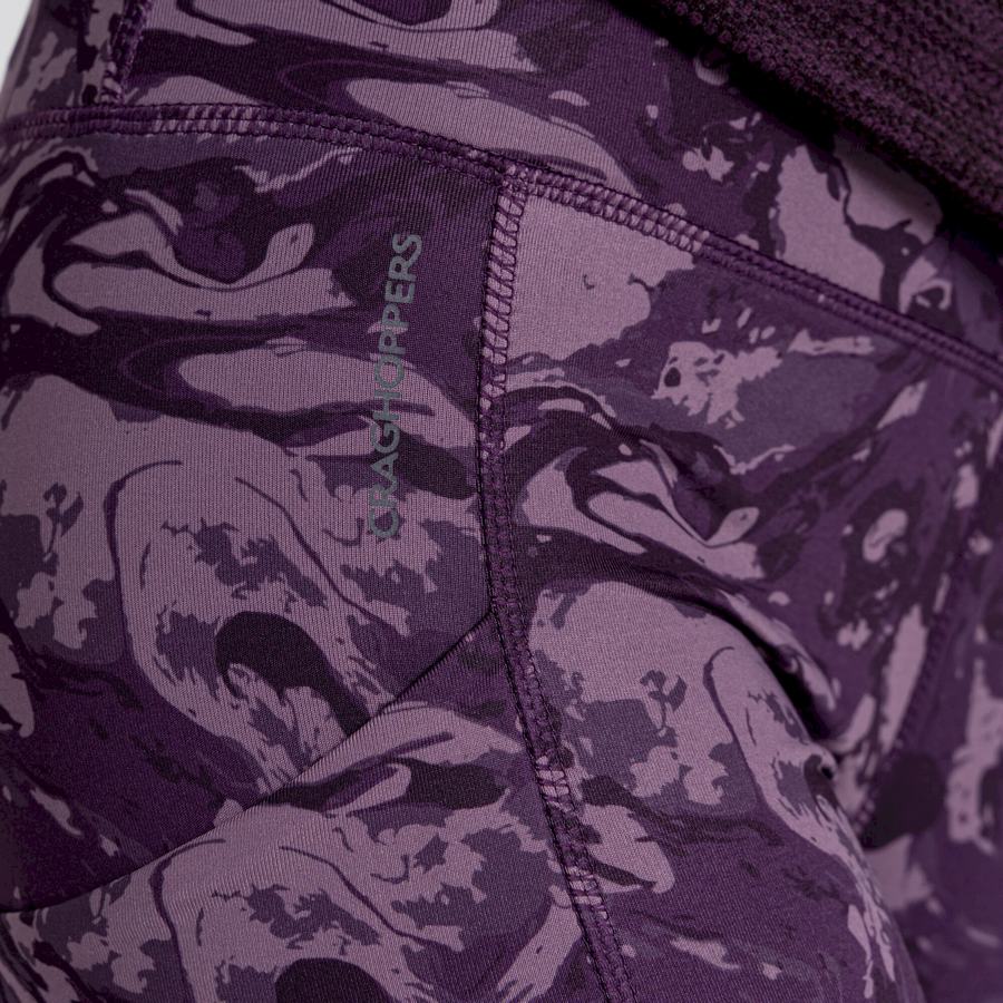 Craghoppers Kiwi Thermal Naisten Leggingsit Violetit | YJE9761MH