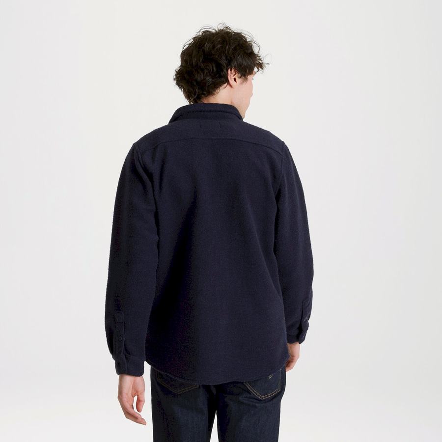 Craghoppers Leroy Long Sleeved Miesten Paidat Sininen Laivastonsininen | YXX3197MY