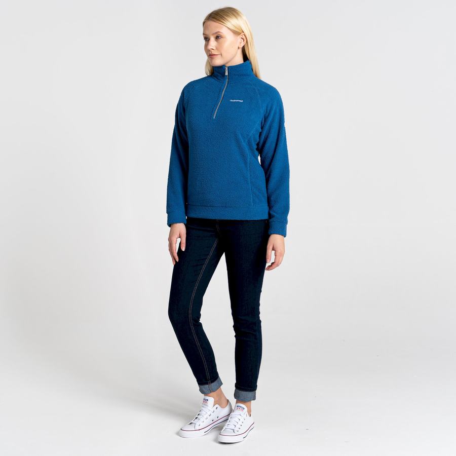 Craghoppers Lilian Half Zip Naisten Neulepusero Sininen | YPK189GZ