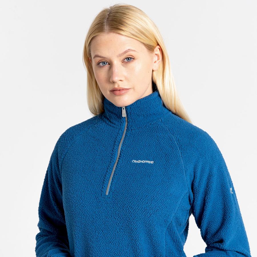 Craghoppers Lilian Half Zip Naisten Neulepusero Sininen | YPK189GZ