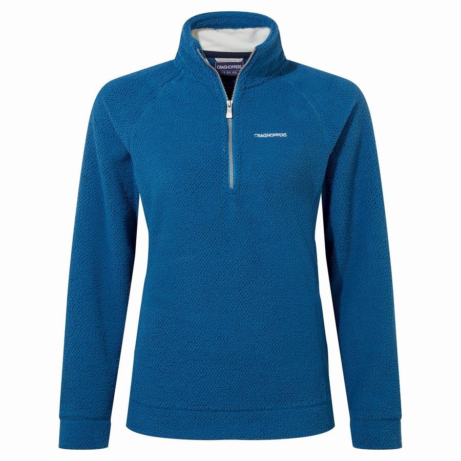 Craghoppers Lilian Half Zip Naisten Neulepusero Sininen | YPK189GZ