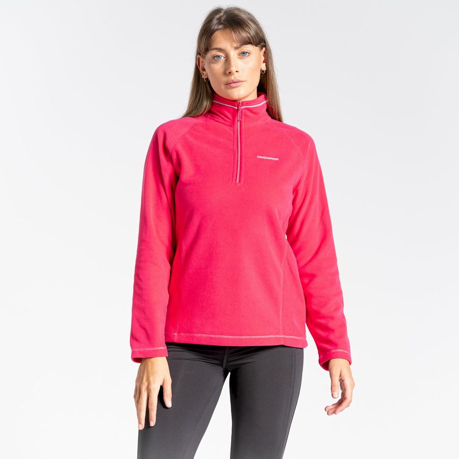 Craghoppers Miska Half Zip Naisten Neulepusero Violetit Kukka | BHW7398RA