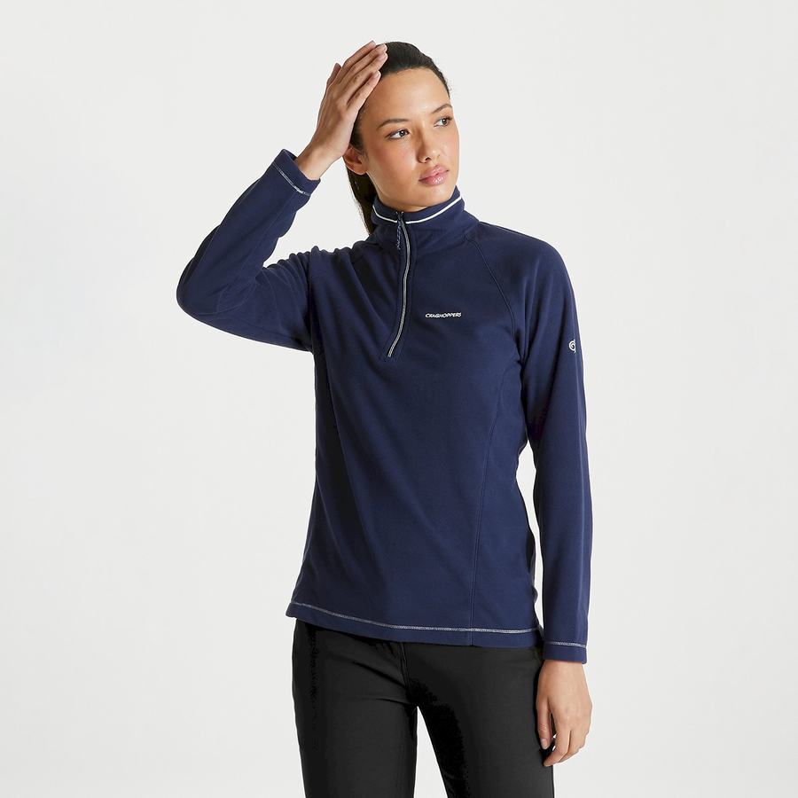 Craghoppers Miska Half Zip Naisten Neulepusero Sininen Laivastonsininen | EDM1251KR