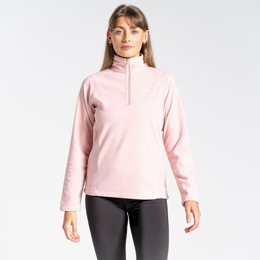 Craghoppers Miska Half Zip Naisten Neulepusero Pinkki | FGA30100VW