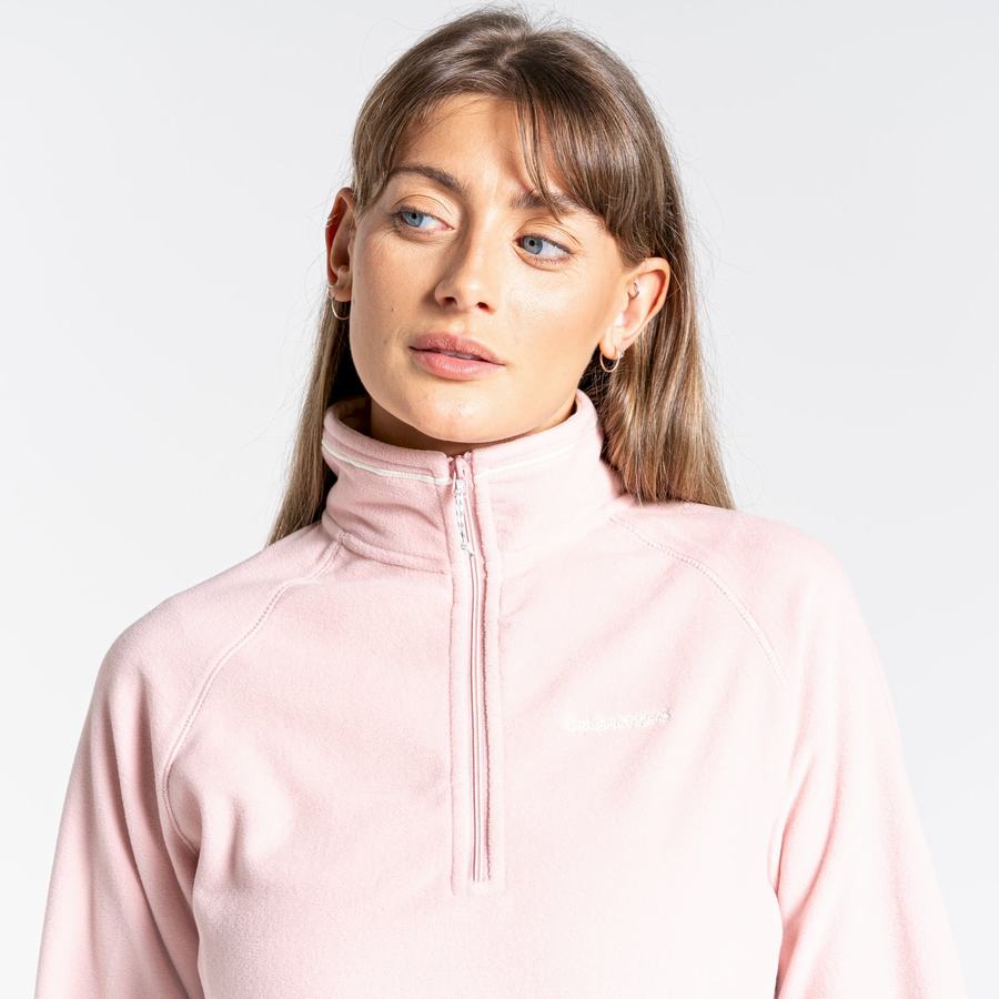 Craghoppers Miska Half Zip Naisten Neulepusero Pinkki | FGA30100VW