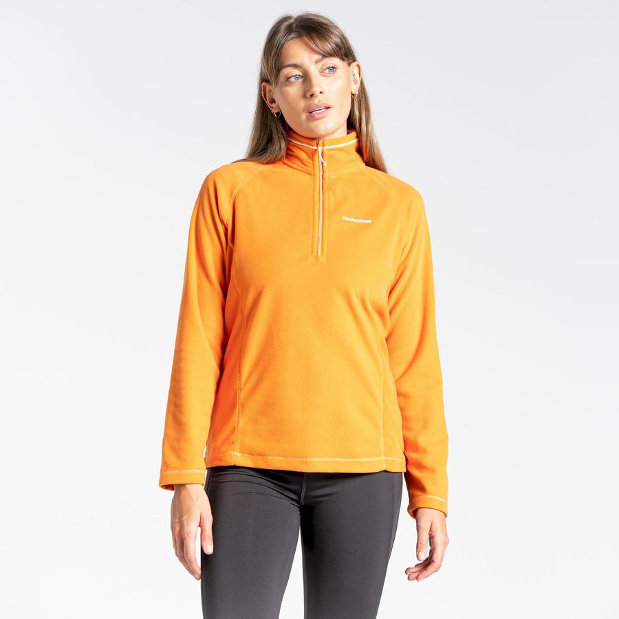 Craghoppers Miska Half Zip Naisten Neulepusero Oranssi | UVQ5994VH