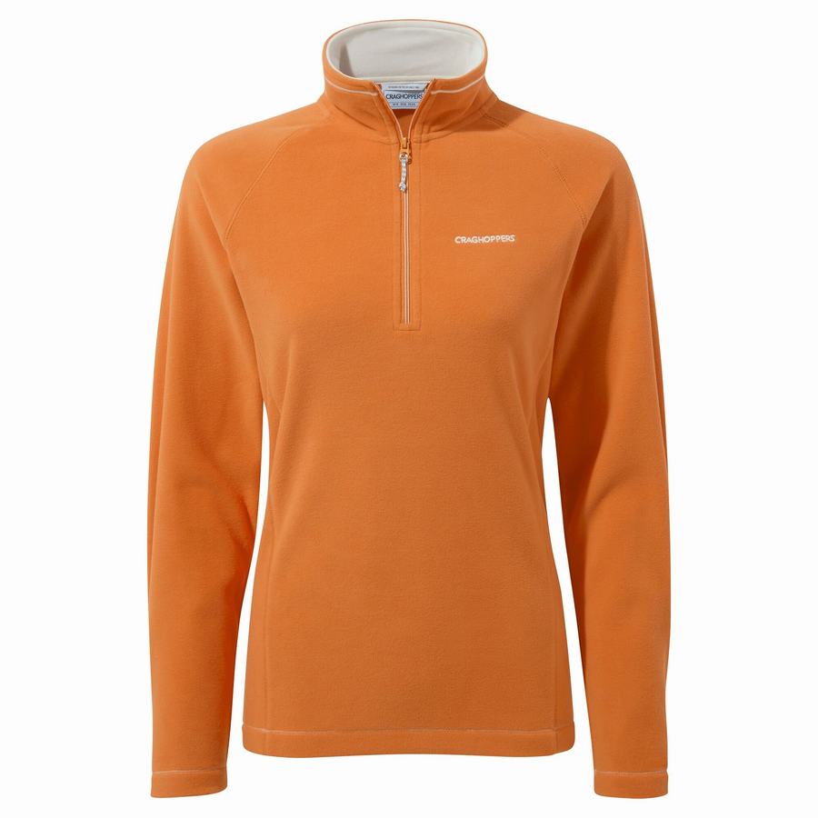 Craghoppers Miska Half Zip Naisten Neulepusero Oranssi | UVQ5994VH