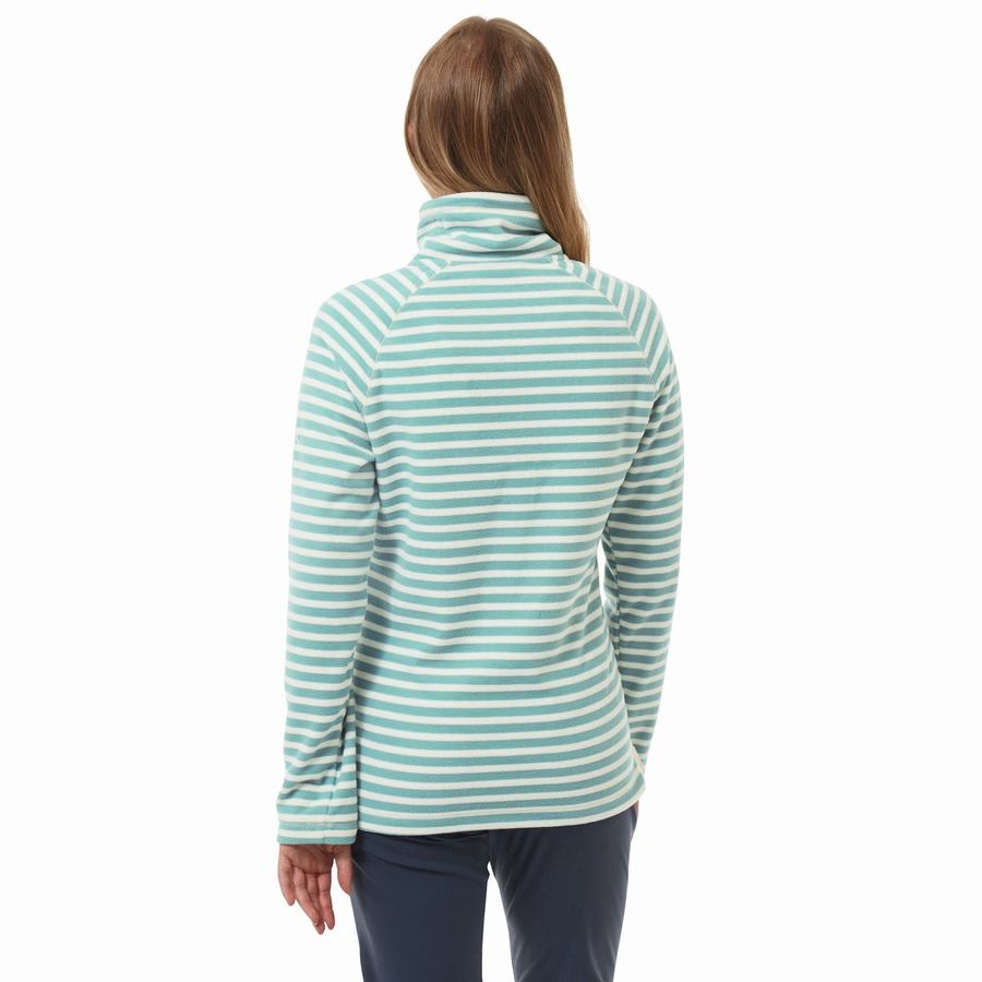 Craghoppers Natalia Half Zip Naisten Neulepusero Stripes | RMU6971UK