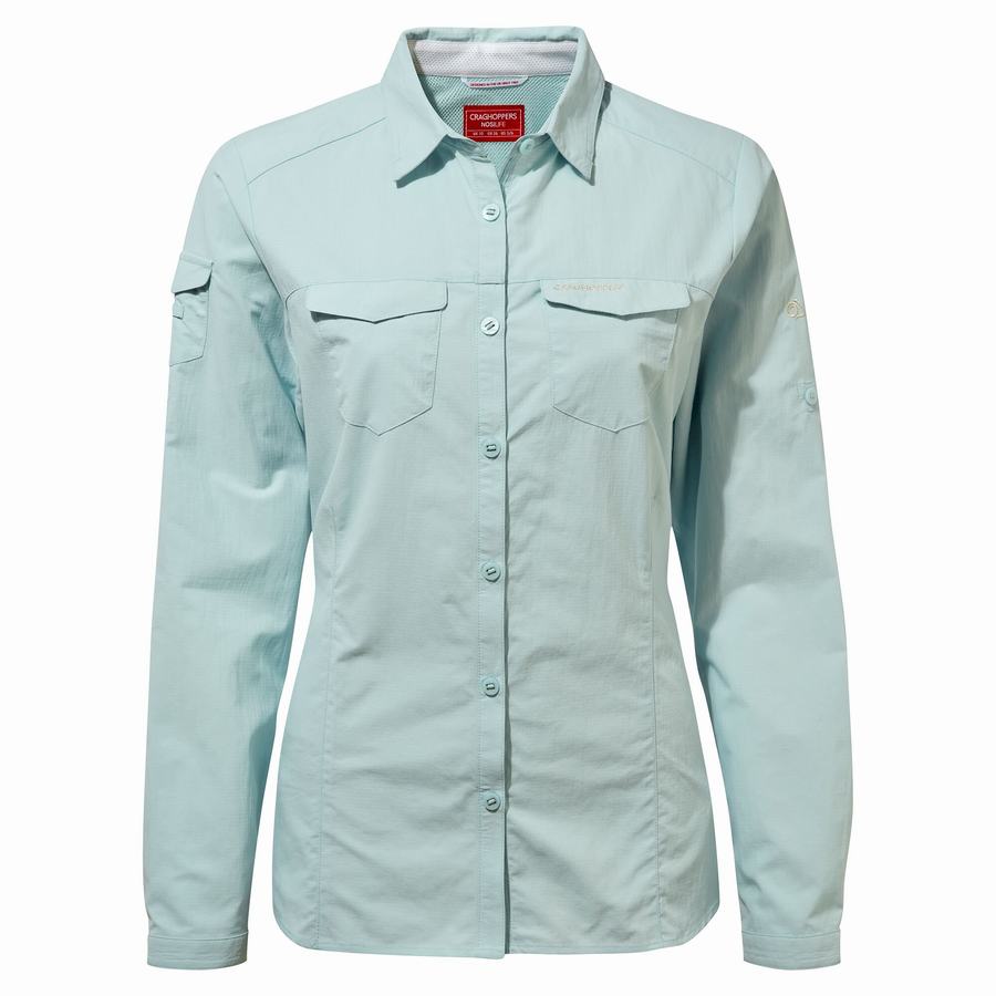 Craghoppers NosiLife Adventure II Long Sleeved Naisten Paidat Vihreä | OED9280KR