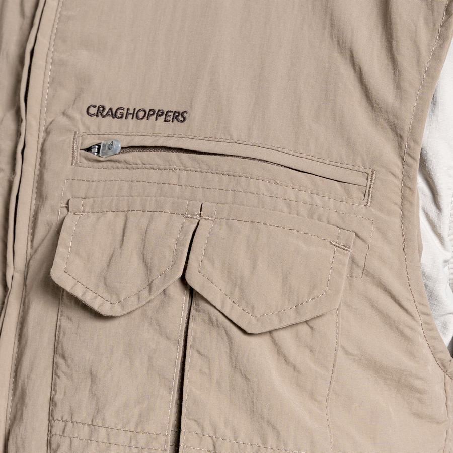 Craghoppers NosiLife Adventure II Miesten Liivit Beige | XAP5957IW