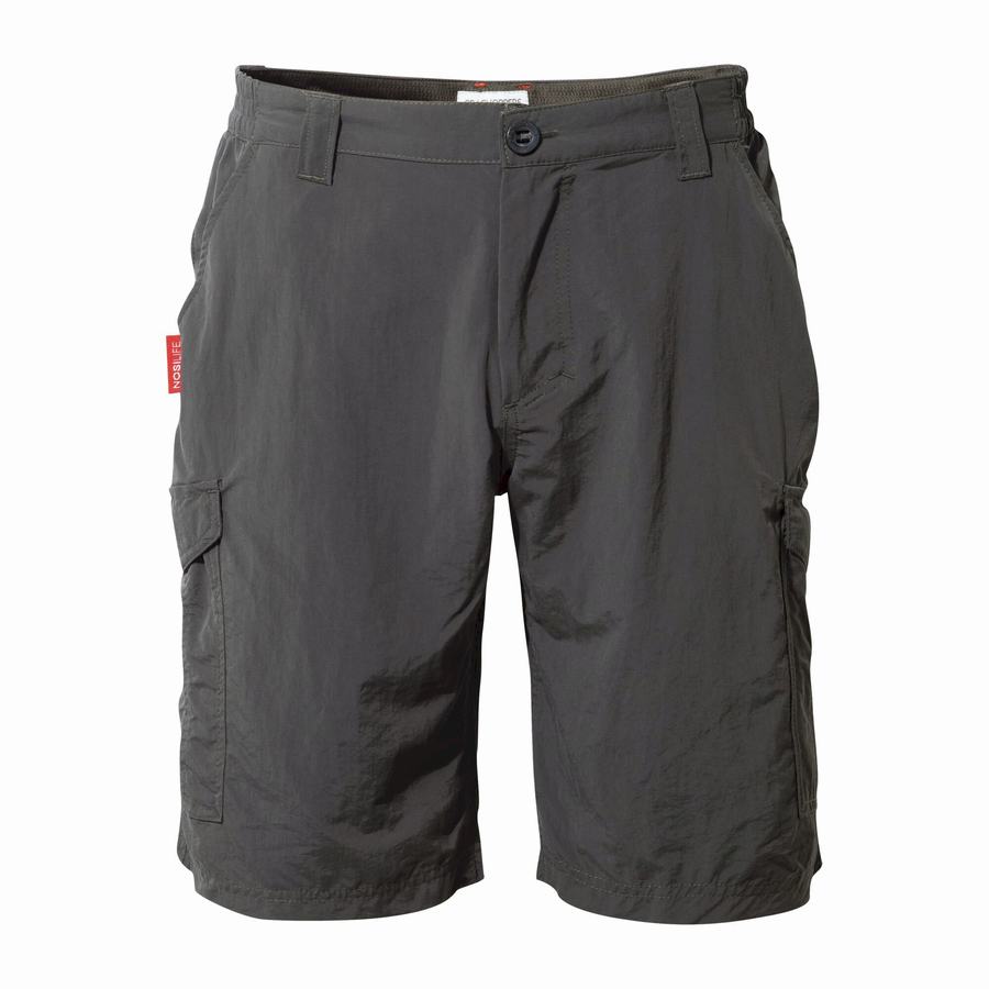 Craghoppers NosiLife Cargo II Miesten Shortsit Mustat | BBR712VZ