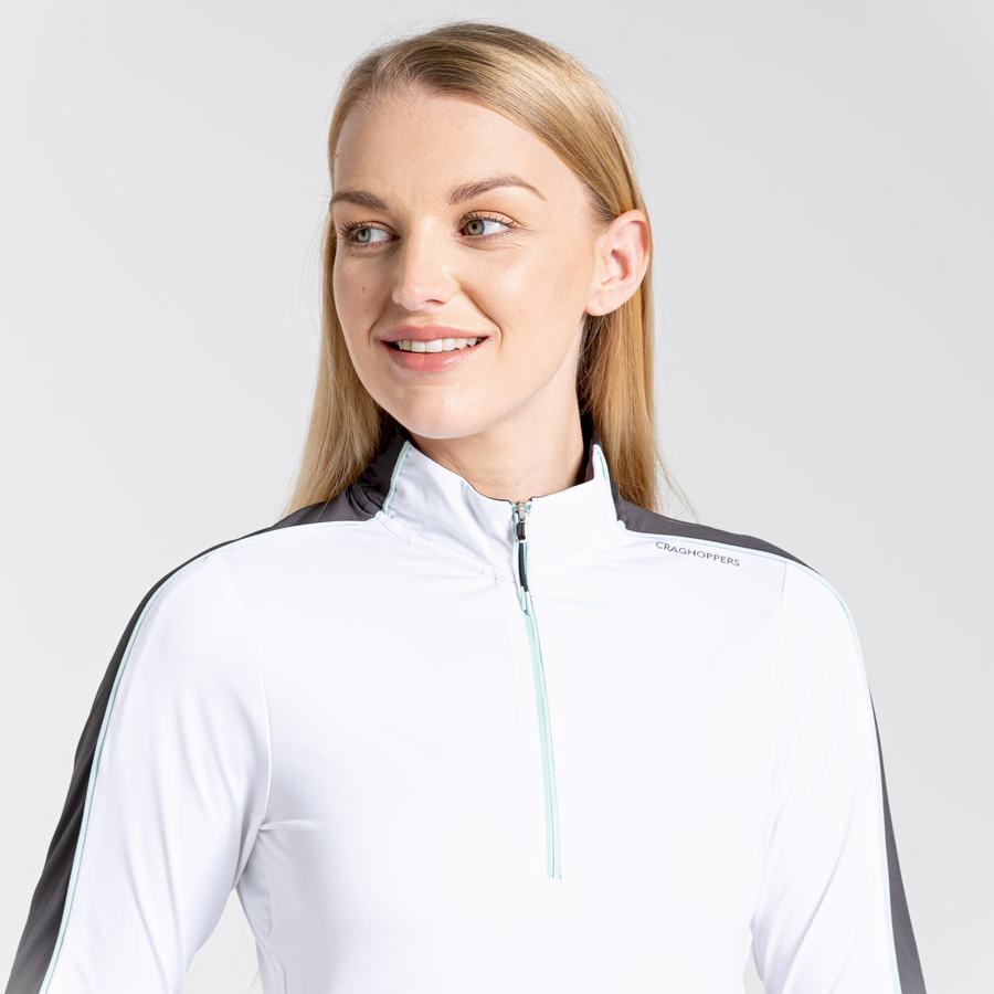 Craghoppers NosiLife Marcella Long Sleeved Naisten T-paidat Valkoinen | NOH6036IH