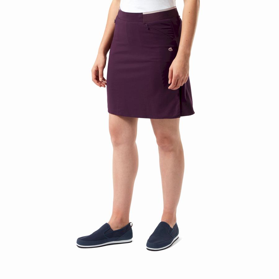 Craghoppers NosiLife Pro Skort Naisten Shortsit Violetit | WRU5994UD