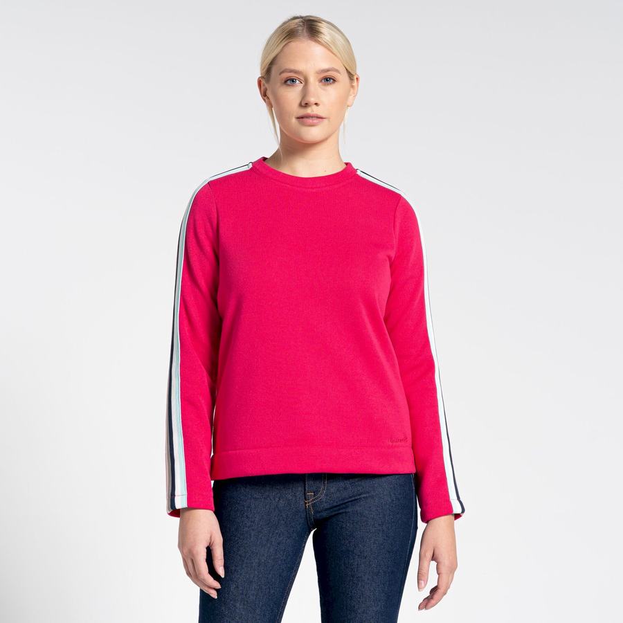 Craghoppers Pinalla Crew Neck Naisten Puserot Violetit Kukka | HDD2765IN