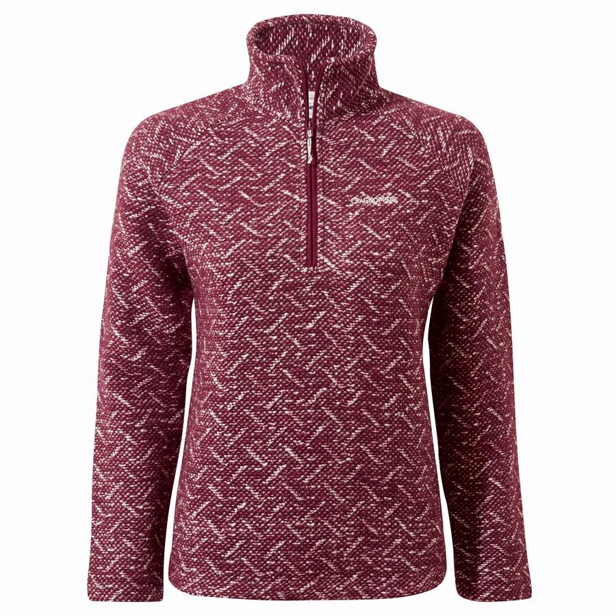 Craghoppers Talladale Half Zip Naisten Neulepusero Violetit | IVV69100AZ