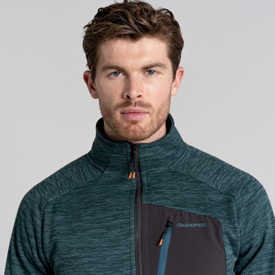 Craghoppers Tarbert Half Zip Miesten Neulepusero Vihreä | XMW6410QG