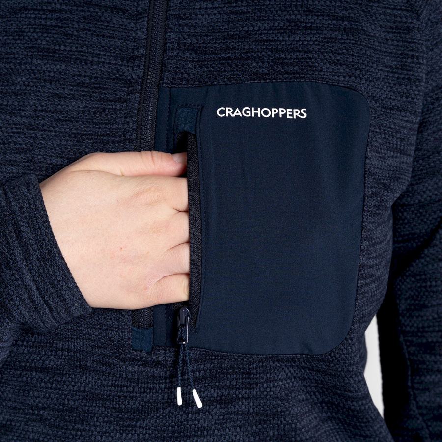 Craghoppers Trina Half Zip Naisten Neulepusero Sininen Laivastonsininen | QHX3780HE