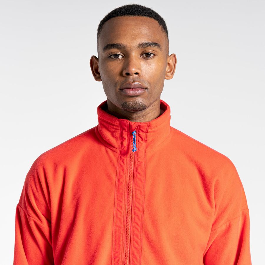 Craghoppers Welwood Half Zip Miesten Neulepusero Oranssi Punainen Sininen | ZFK9476PF